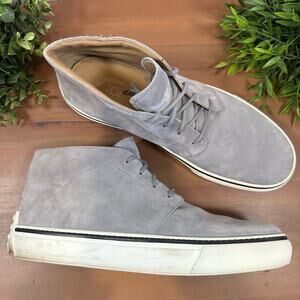 Tod's Men's Grey Suede Ankle Boots Size 10.5
